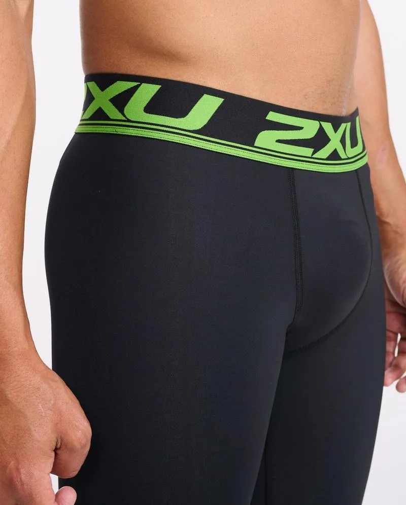 2XU Power Recovery Mens Compression Tights (Black/Nero)