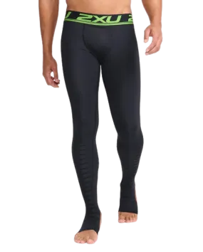 2XU Power Recovery Mens Compression Tights (Black/Nero)