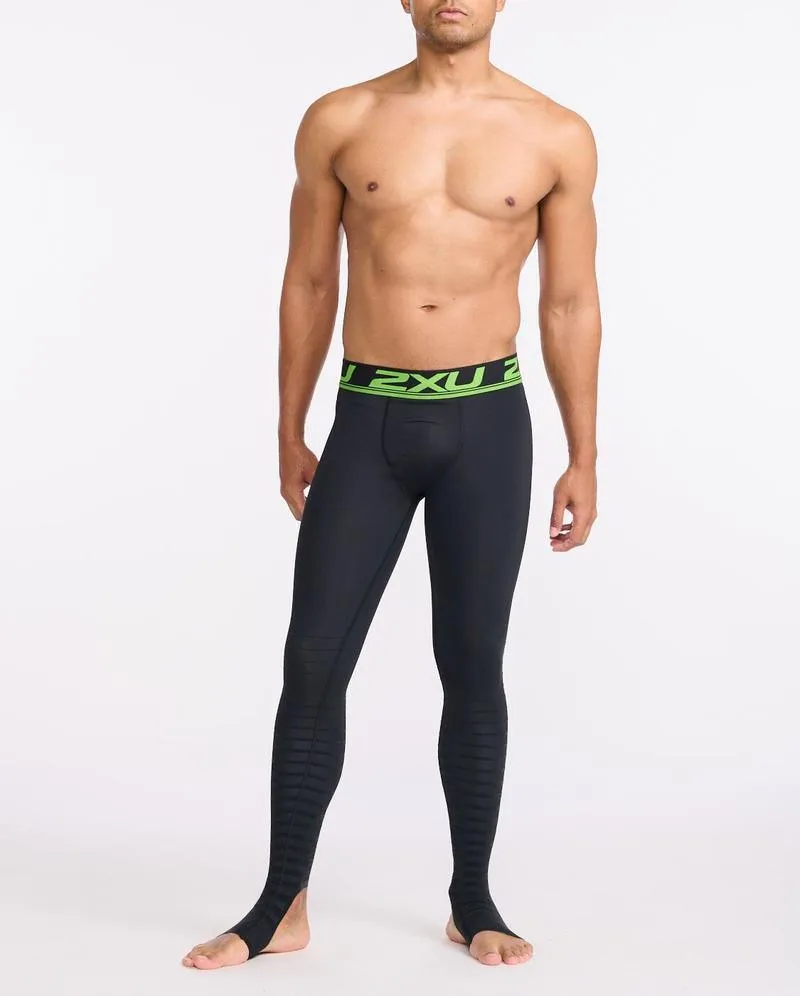 2XU Power Recovery Mens Compression Tights (Black/Nero)