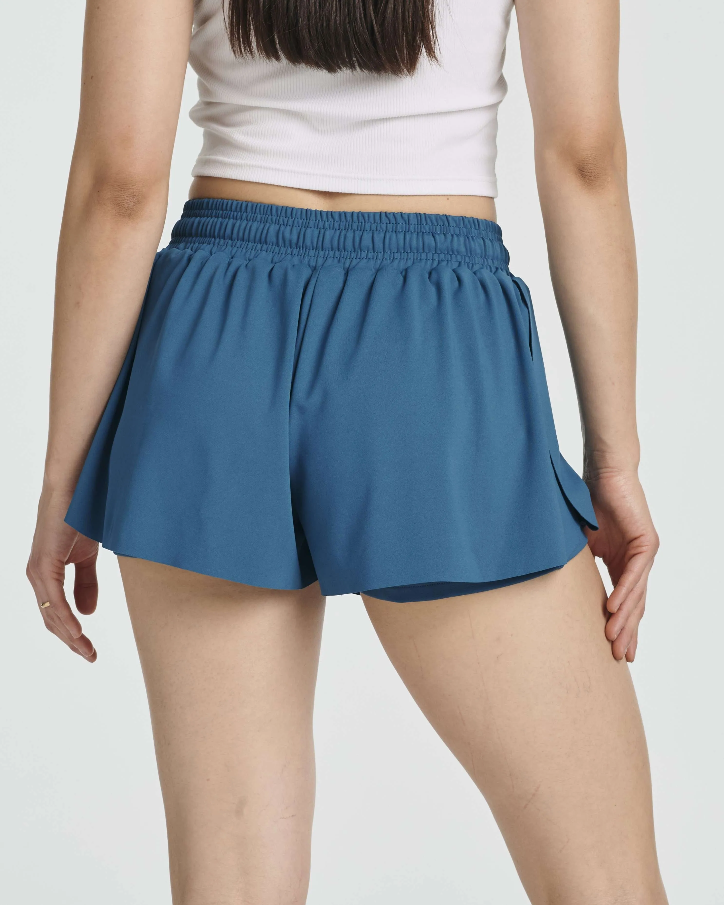 4 Pack: Women's Flowy Dry Fit Running Short (Available In Plus Size)