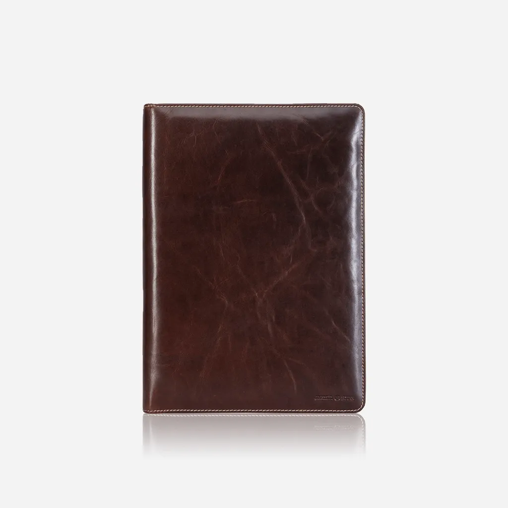 A4 Zip Around Folder, Coffee