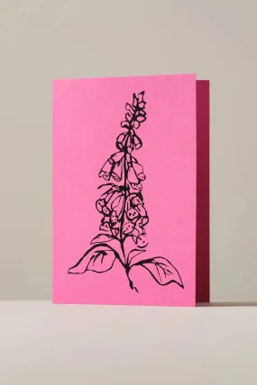 Atelier Auge Foxglove Greeting Card