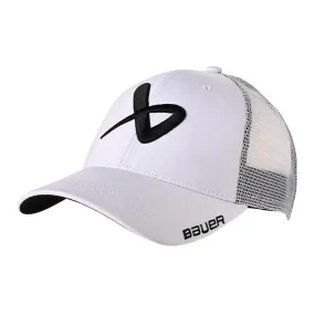 BAUER ADULT CORE WHITE ADJUSTABLE HAT