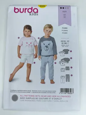 BURDA KIDS Pajamas - 9326