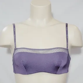 Calvin Klein F3757 Microfiber Unlined Cami Camisole UW Bra 32B Steel Violet NWT