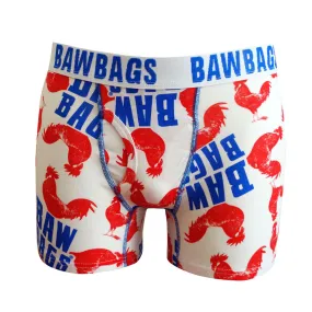 Cock Cotton Boxer Shorts - White