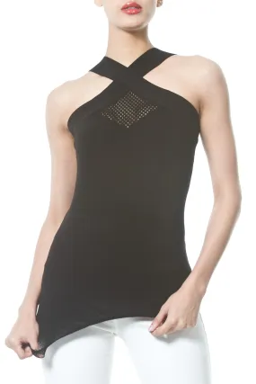 Criss-Cross Neck Seamless Second Skin