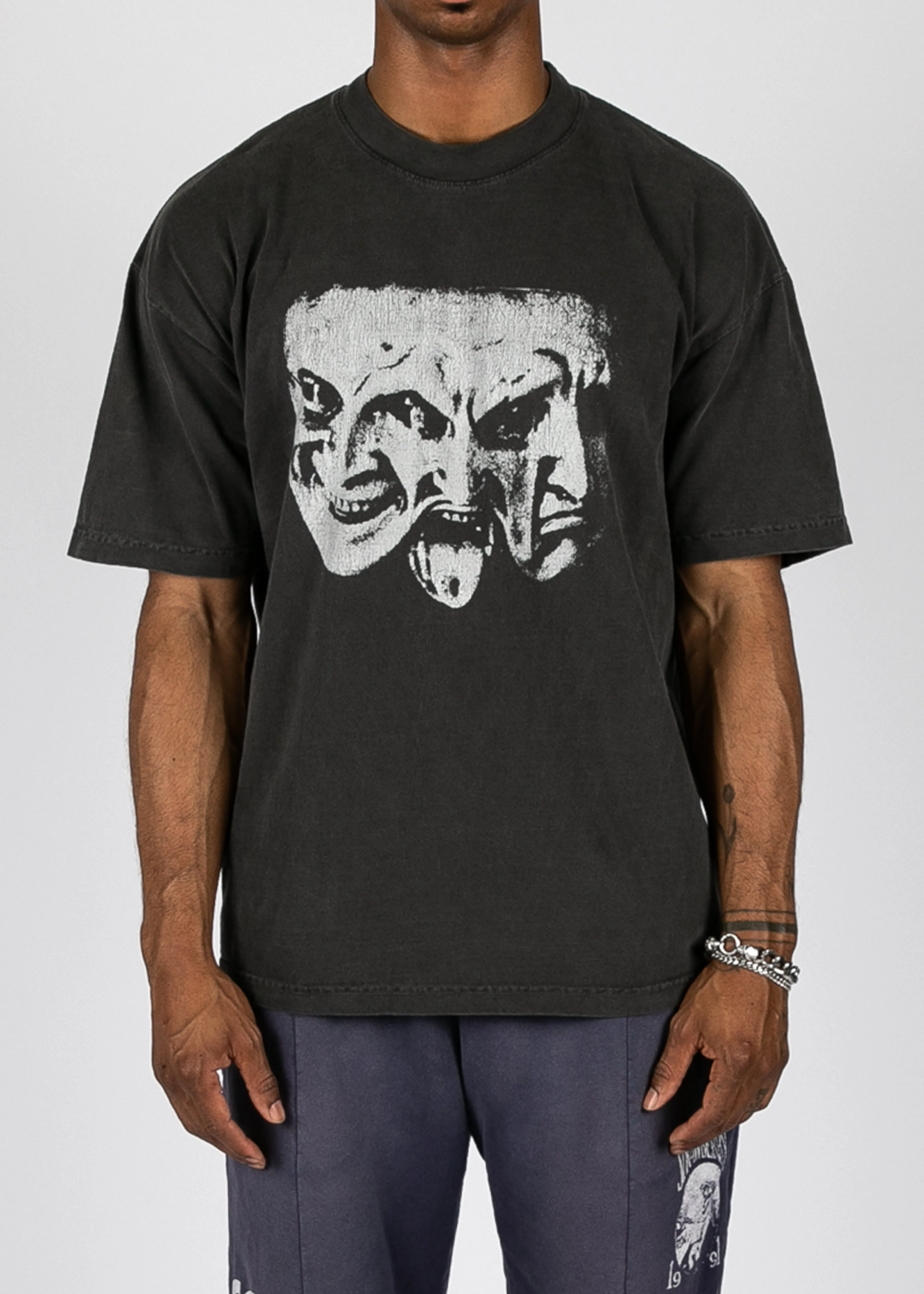 Faces T-Shirt - Vintage Black