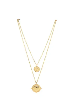 Gigi Double Coin Necklace