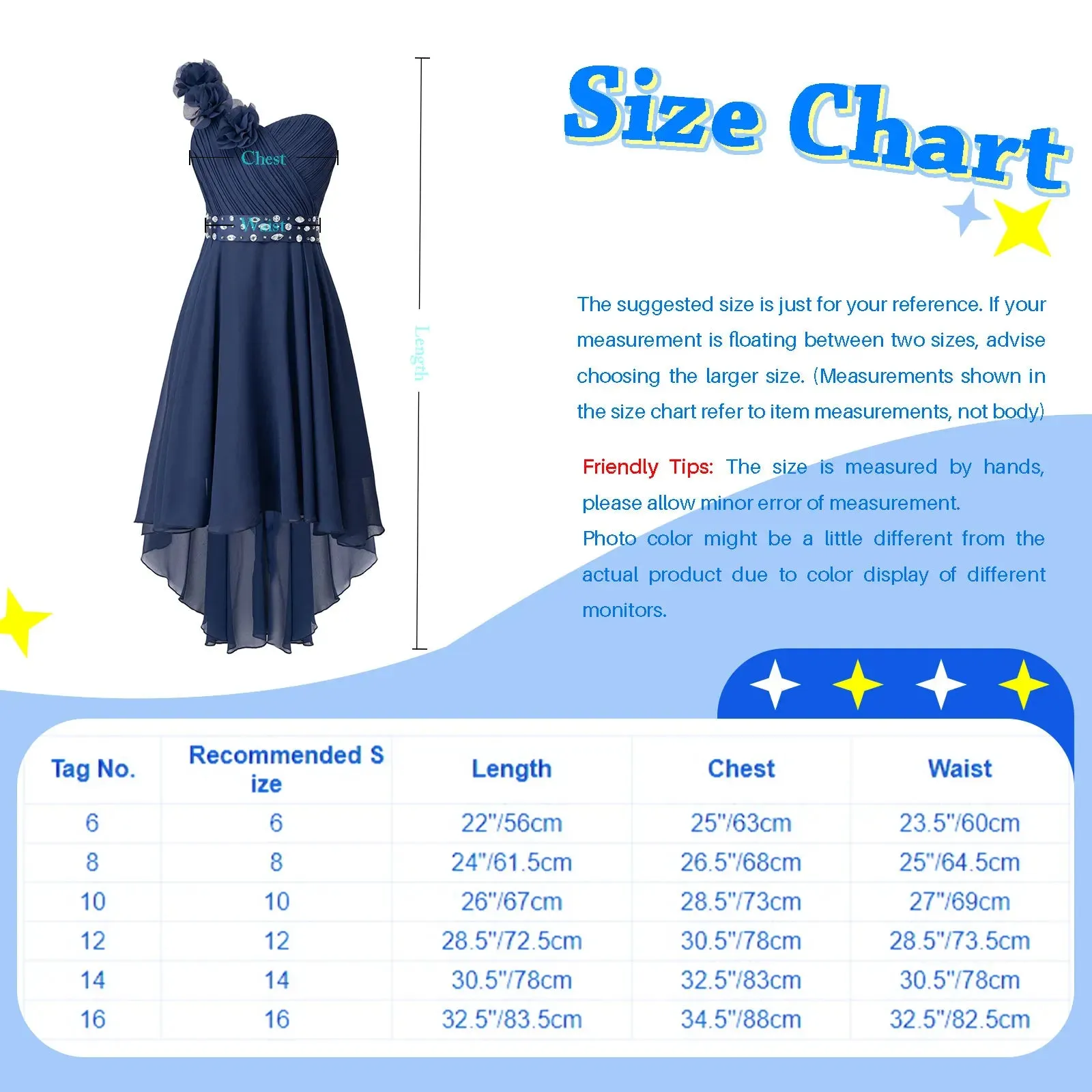 Girls Pincess Dress One-Shoulder 3D Flower Elegant Ball Gown Kids Ceremony Wedding Birthday Party Bridesmaid Children's Costume