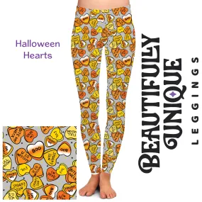 Halloween Hearts (Exclusive) - High-quality Handcrafted Vibrant Leggings