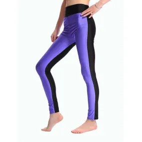 High Waist Female Quick Suck Sweat AB Face Double Bright Color Yoga Running Workout Sports Pants