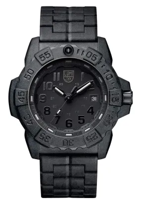 Luminox Navy SEAL CARBONOX Black Dial Date Divers Quartz Mens Watch XS.3502.BO.L