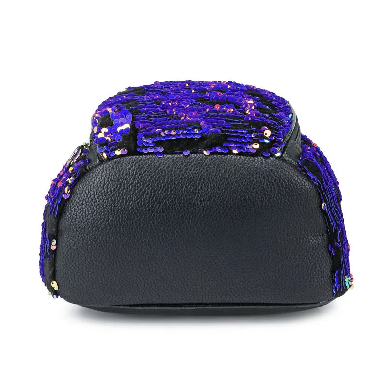 Mini Sequin School Bag Backpack