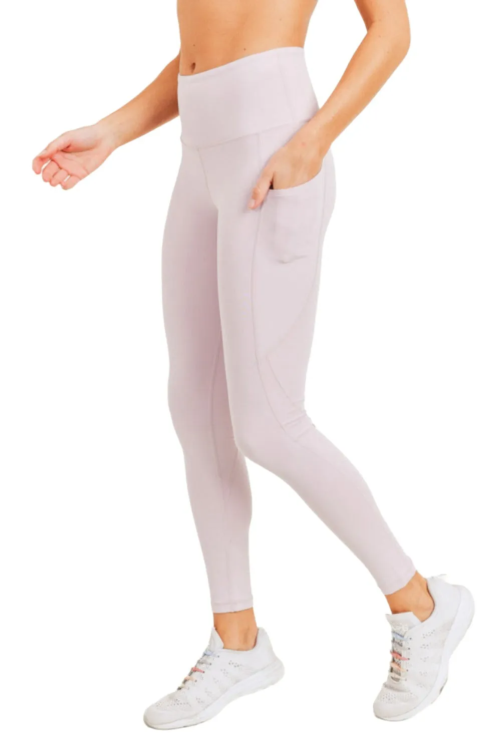 Mono B Essential High Waist Panel Leggings APH3121 And Plus