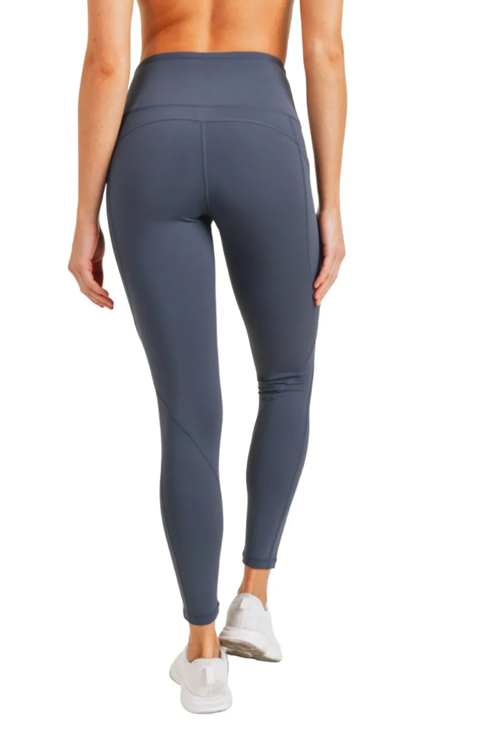 Mono B Essential High Waist Panel Leggings APH3121 And Plus