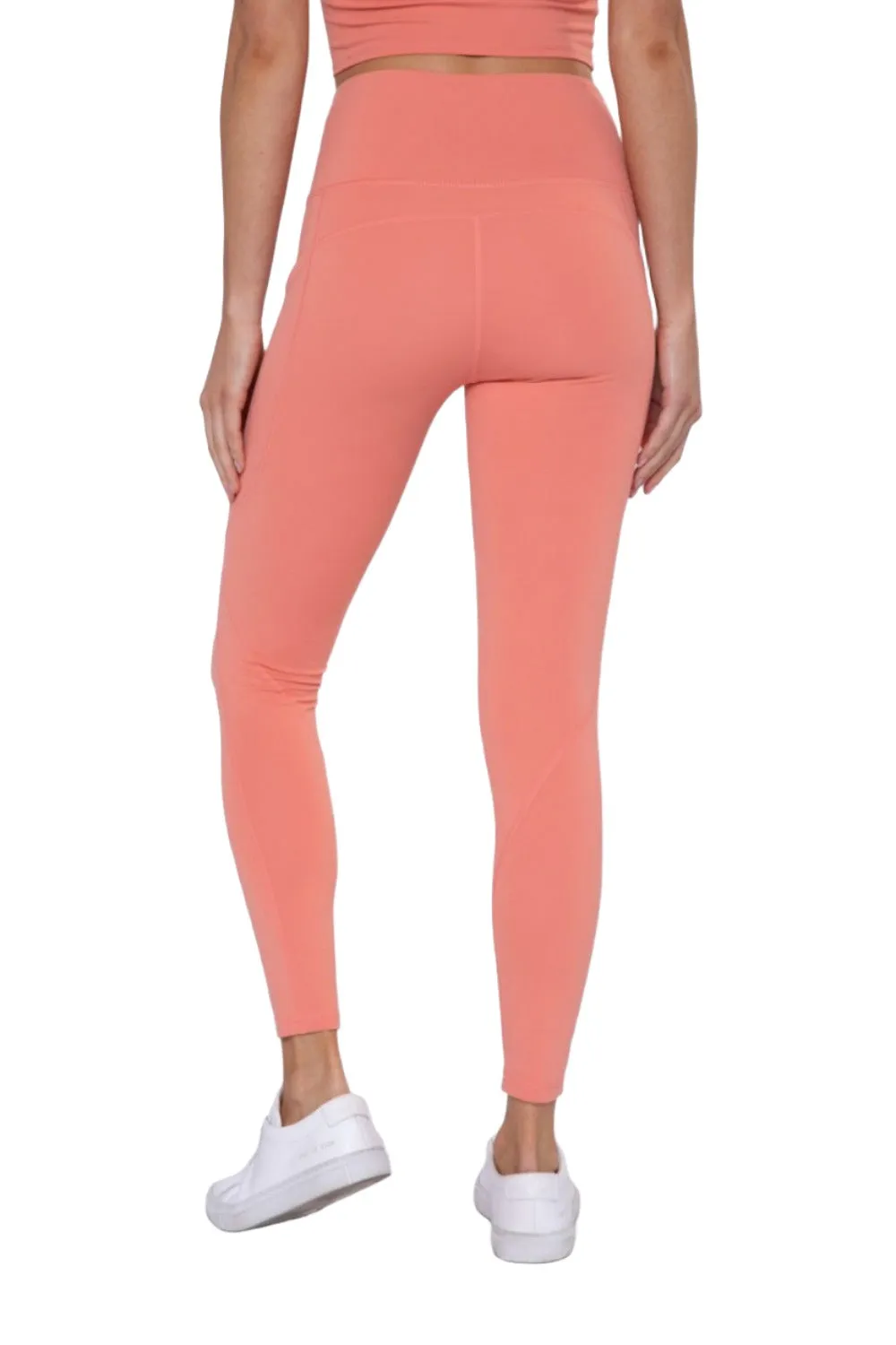 Mono B Essential High Waist Panel Leggings APH3121 And Plus