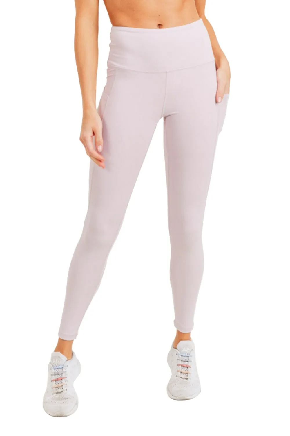 Mono B Essential High Waist Panel Leggings APH3121 And Plus