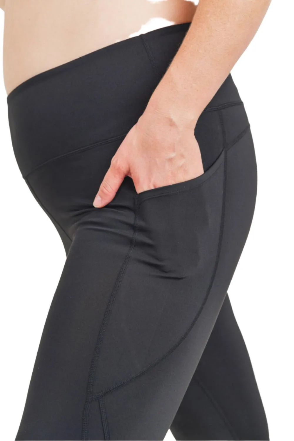 Mono B Essential High Waist Panel Leggings APH3121 And Plus