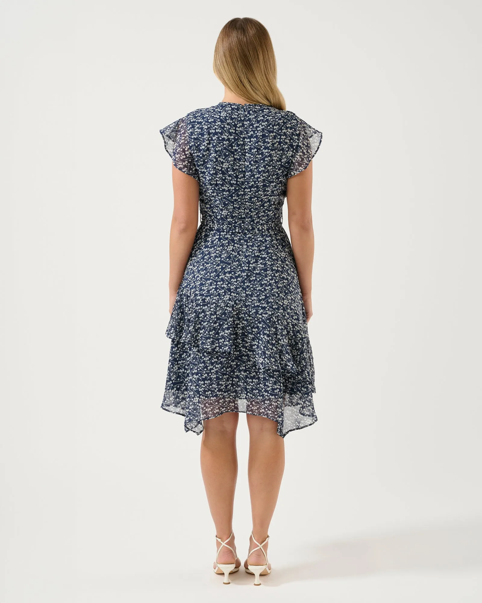 Night Pebble Floral Dress