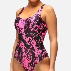 Pink Python Standard Swimsuit